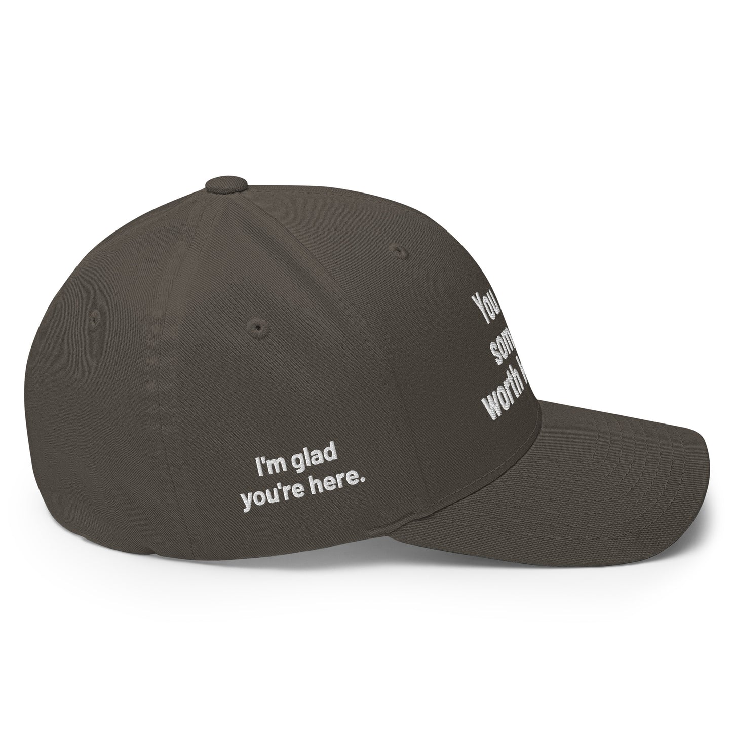 I'm Glad You're Here Structured Twill Cap