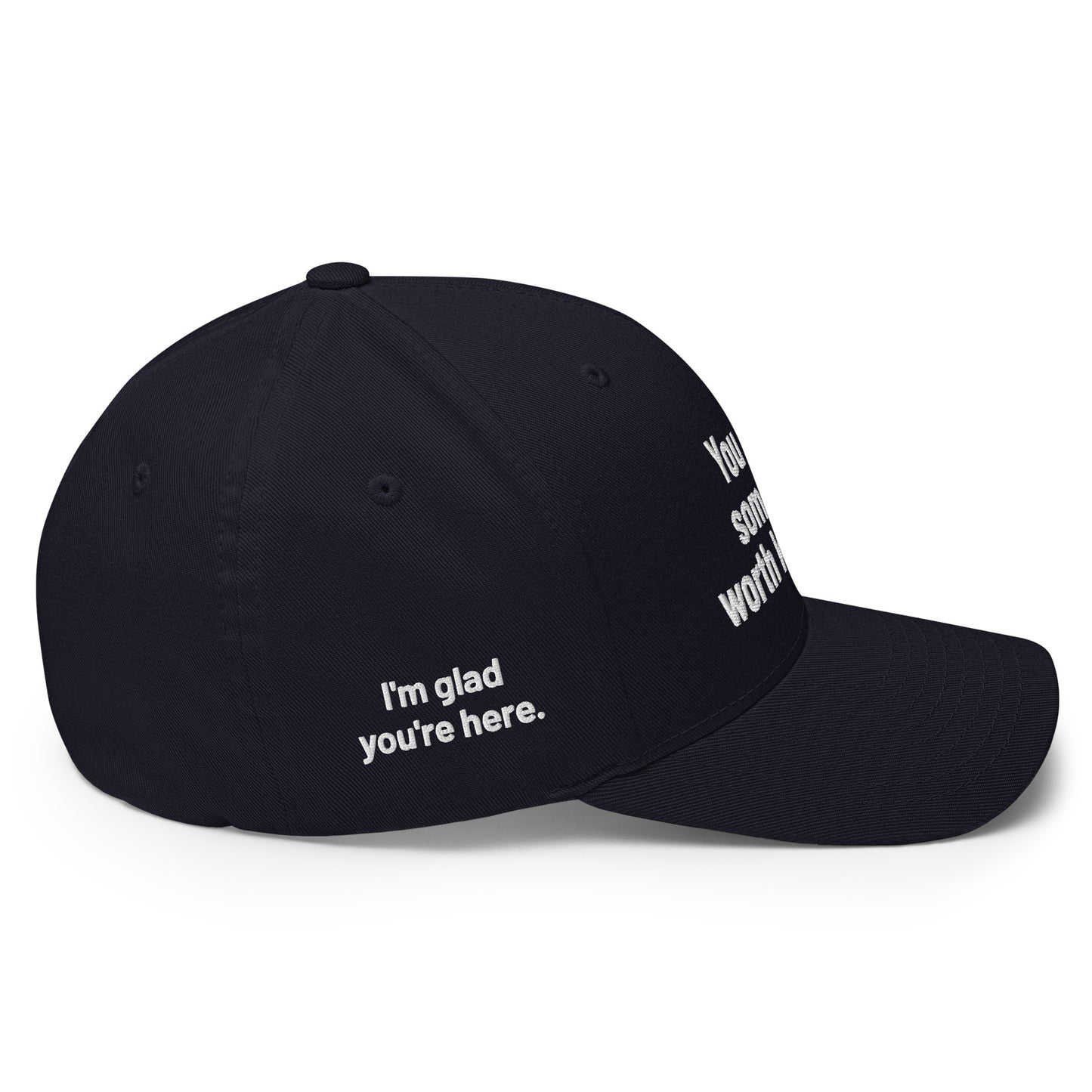 I'm Glad You're Here Structured Twill Cap