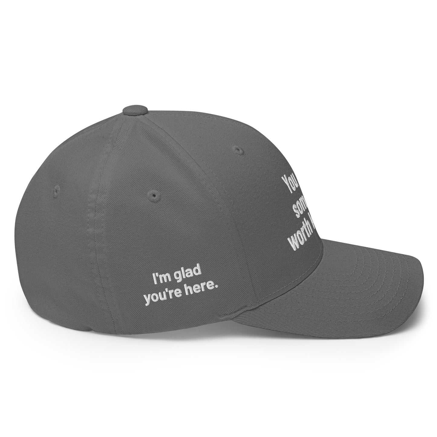 I'm Glad You're Here Structured Twill Cap