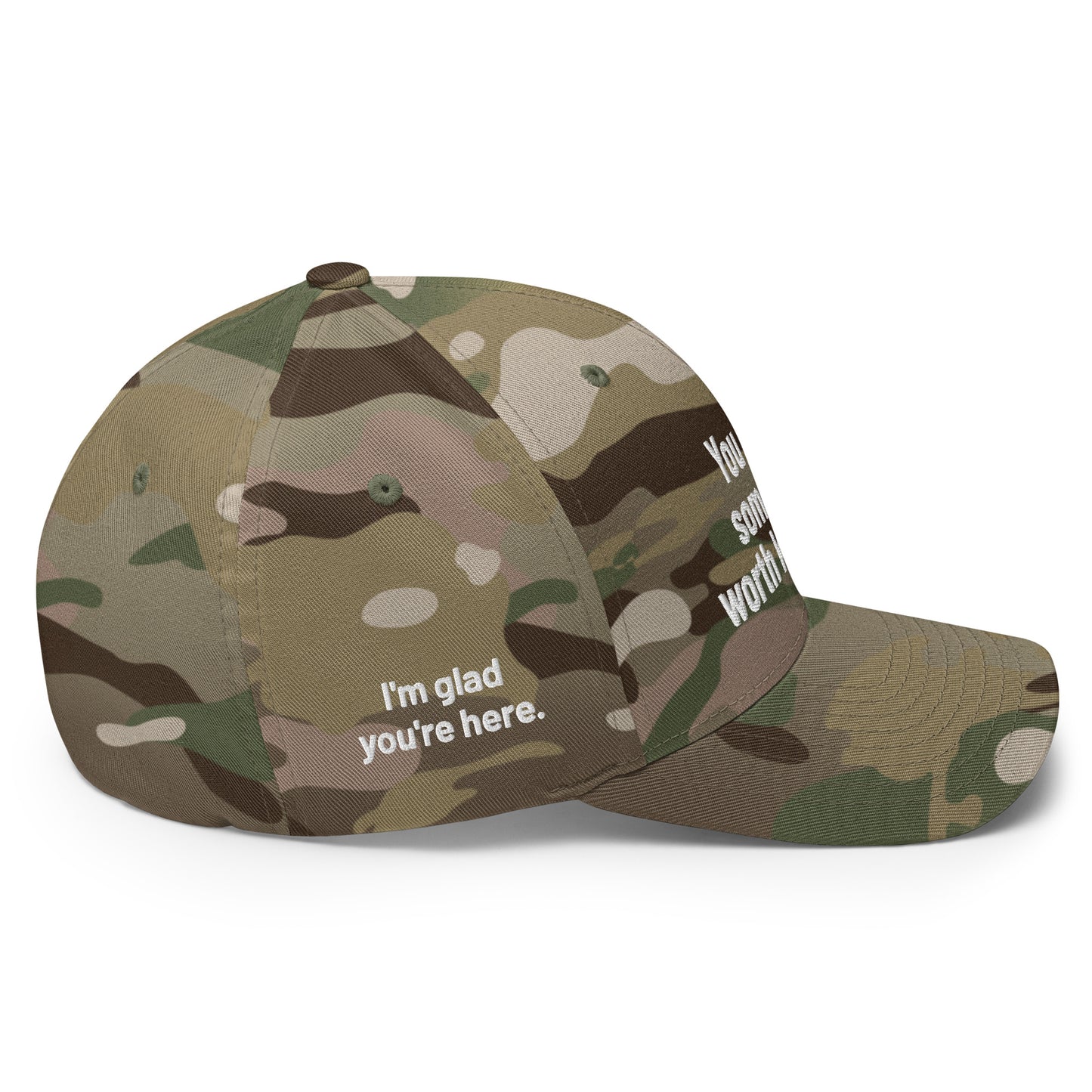 I'm Glad You're Here Structured Twill Cap