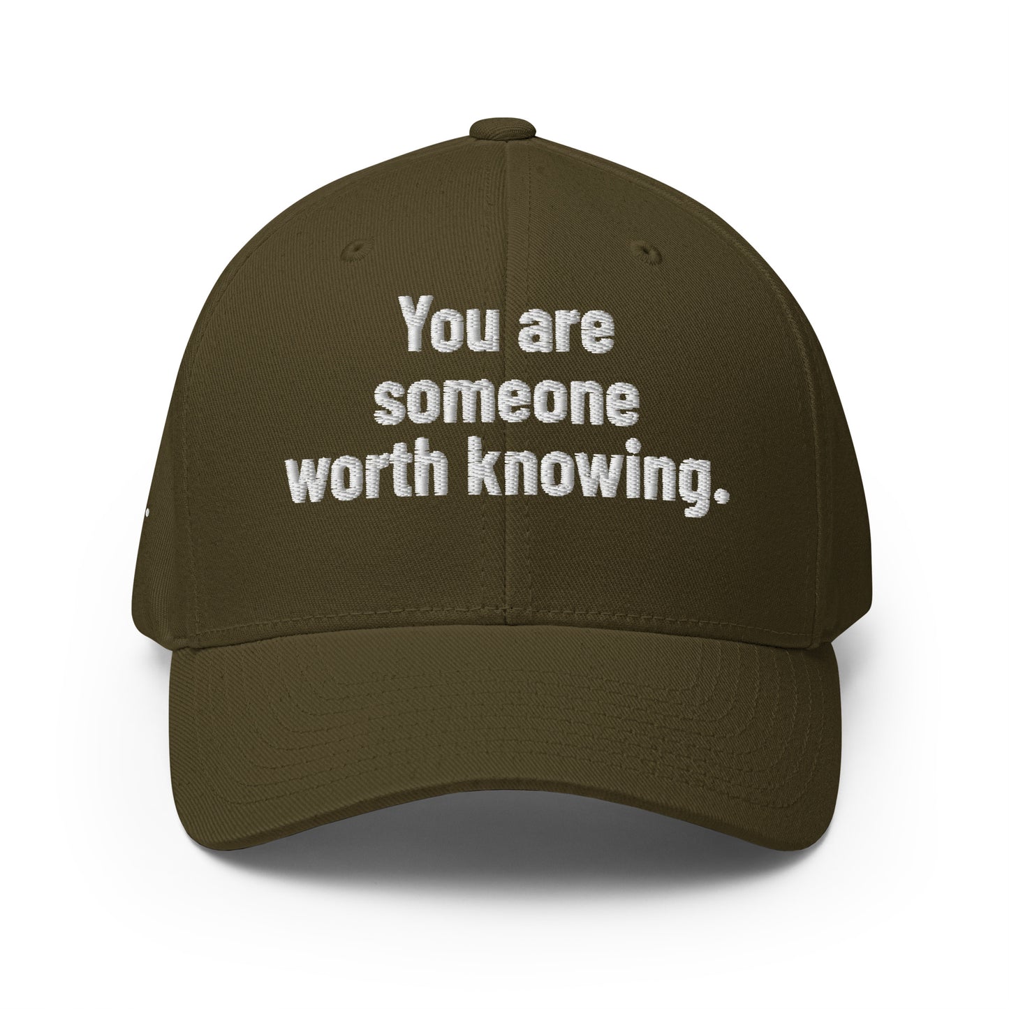 I'm Glad You're Here Structured Twill Cap
