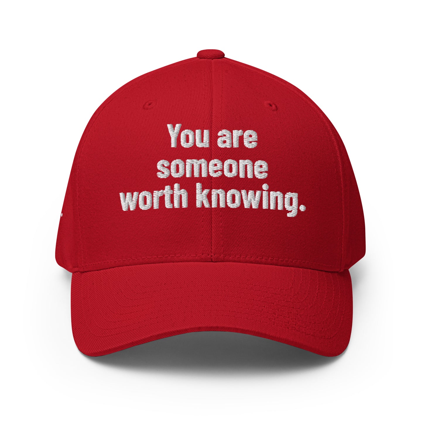 I'm Glad You're Here Structured Twill Cap