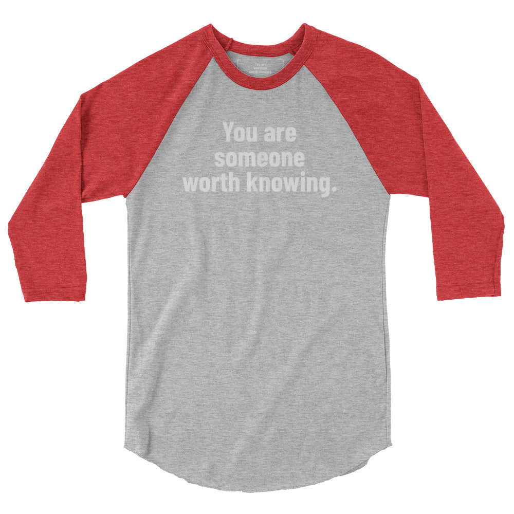 Unisex 3/4 Sleeve Shirt
