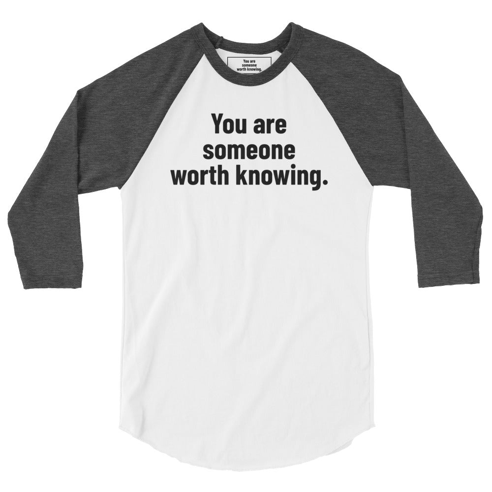 Unisex 3/4 Sleeve Shirt