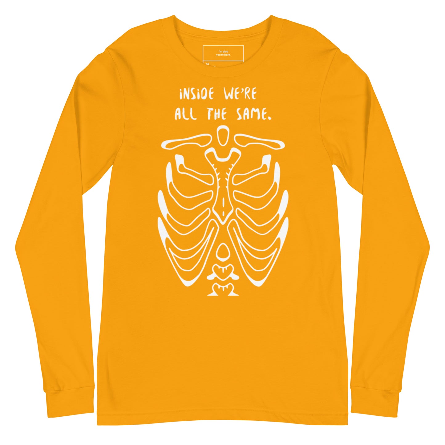 Unisex Inside We're All The Same Long Sleeve Tee