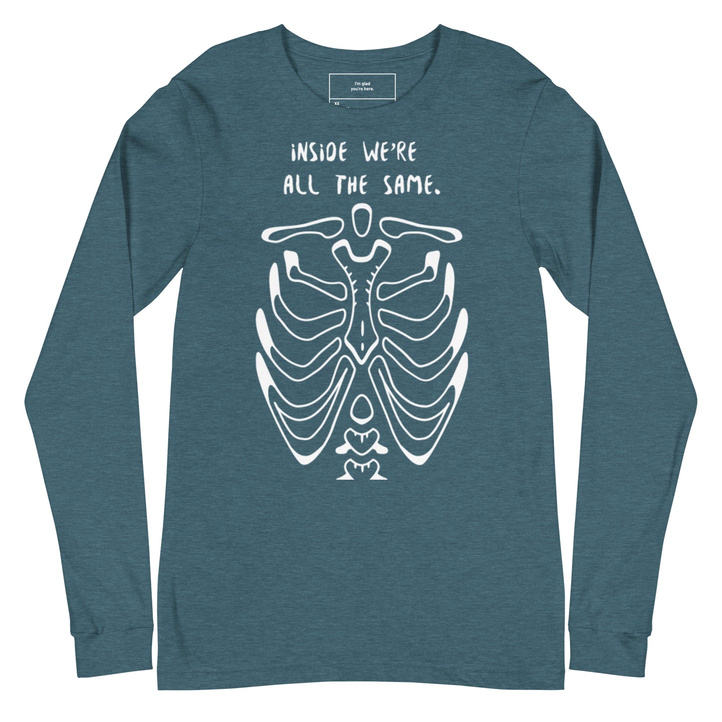 Unisex Inside We're All The Same Long Sleeve Tee