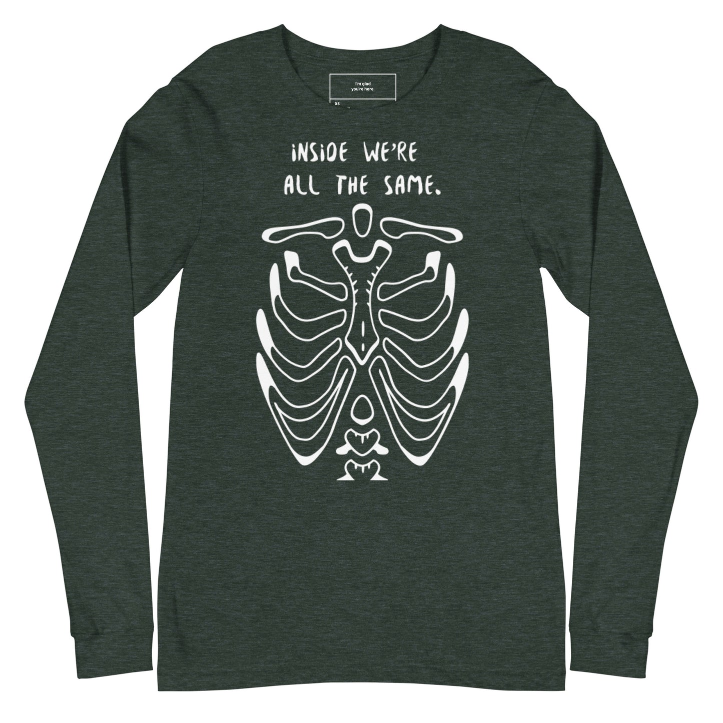 Unisex Inside We're All The Same Long Sleeve Tee