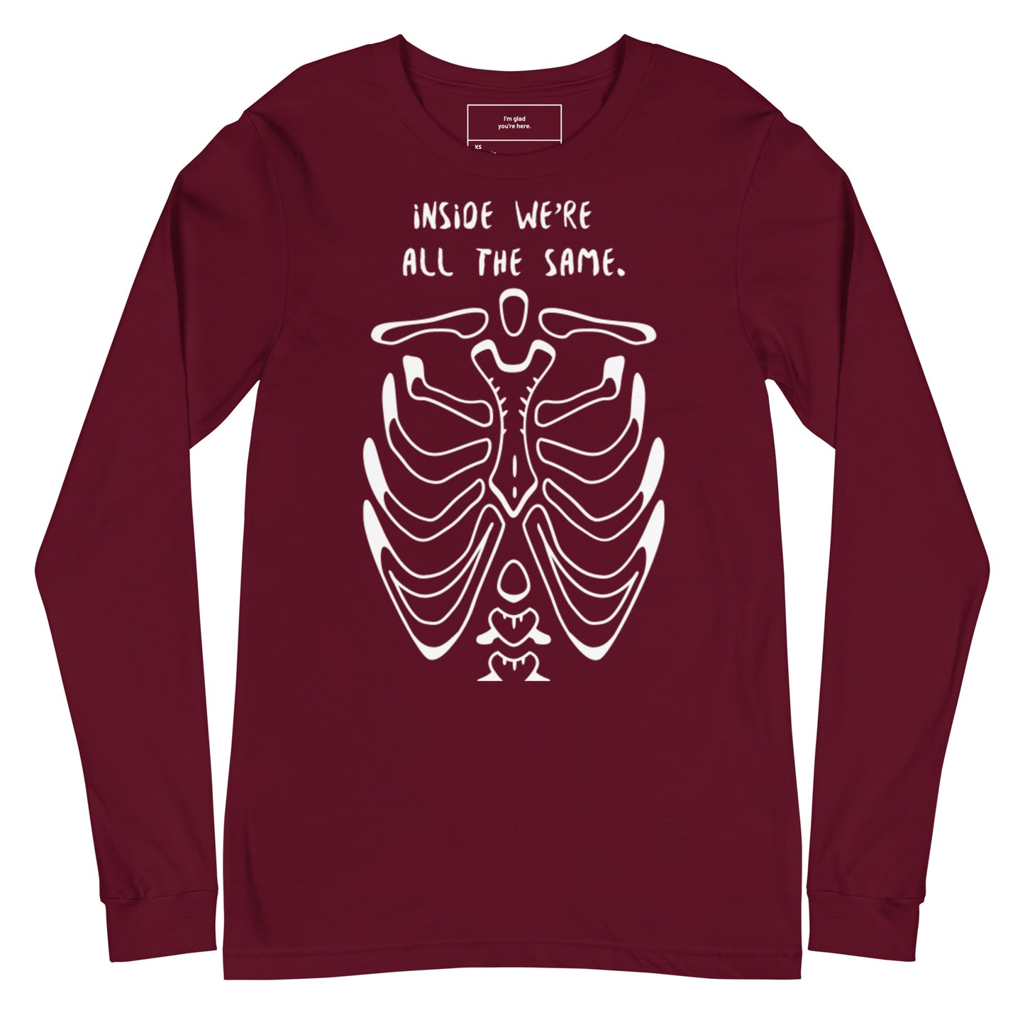 Unisex Inside We're All The Same Long Sleeve Tee