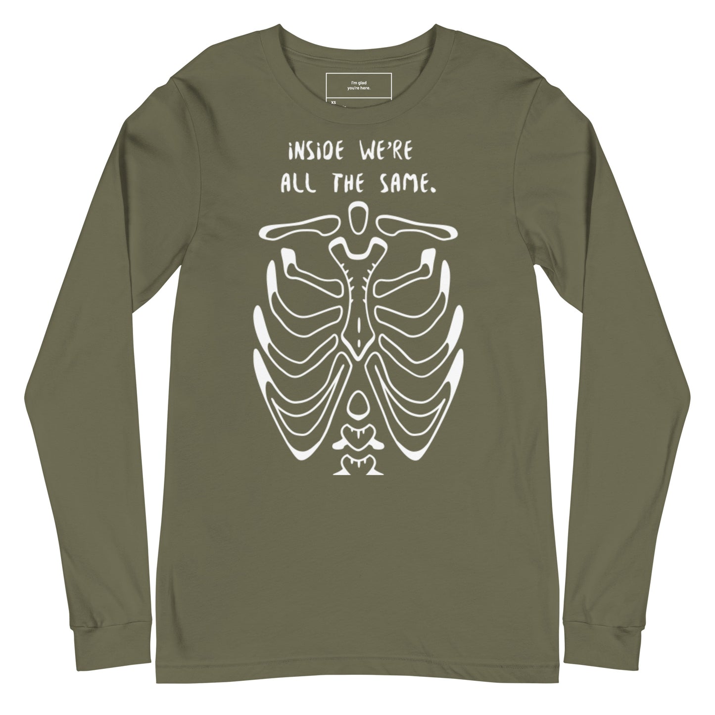 Unisex Inside We're All The Same Long Sleeve Tee