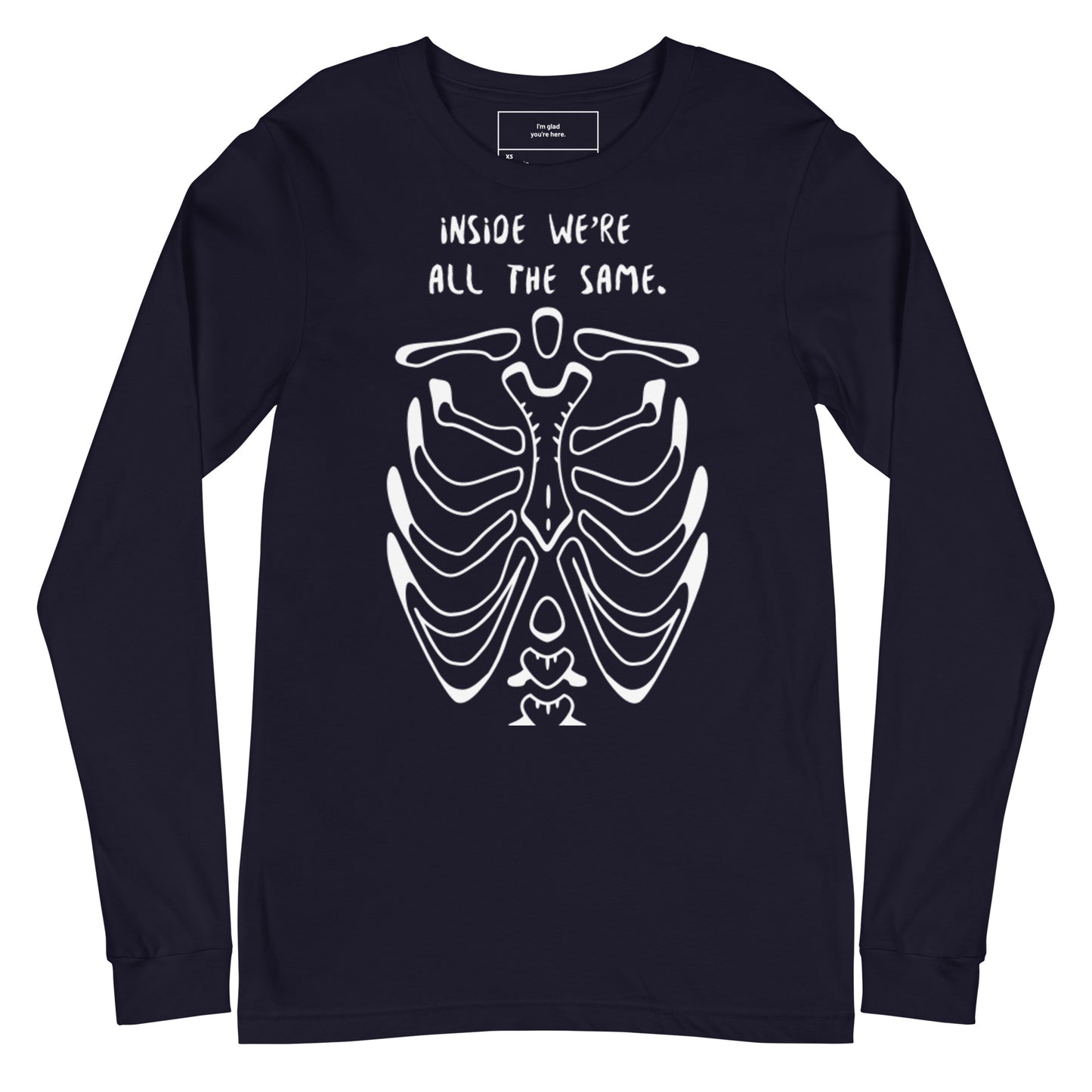 Unisex Inside We're All The Same Long Sleeve Tee