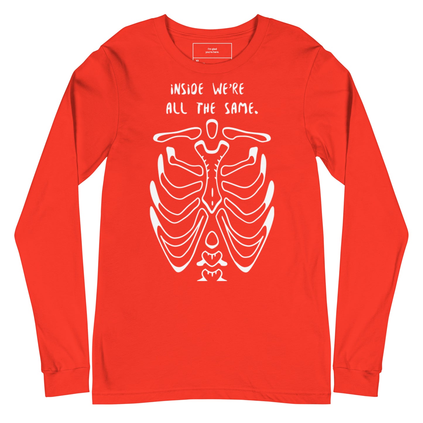 Unisex Inside We're All The Same Long Sleeve Tee