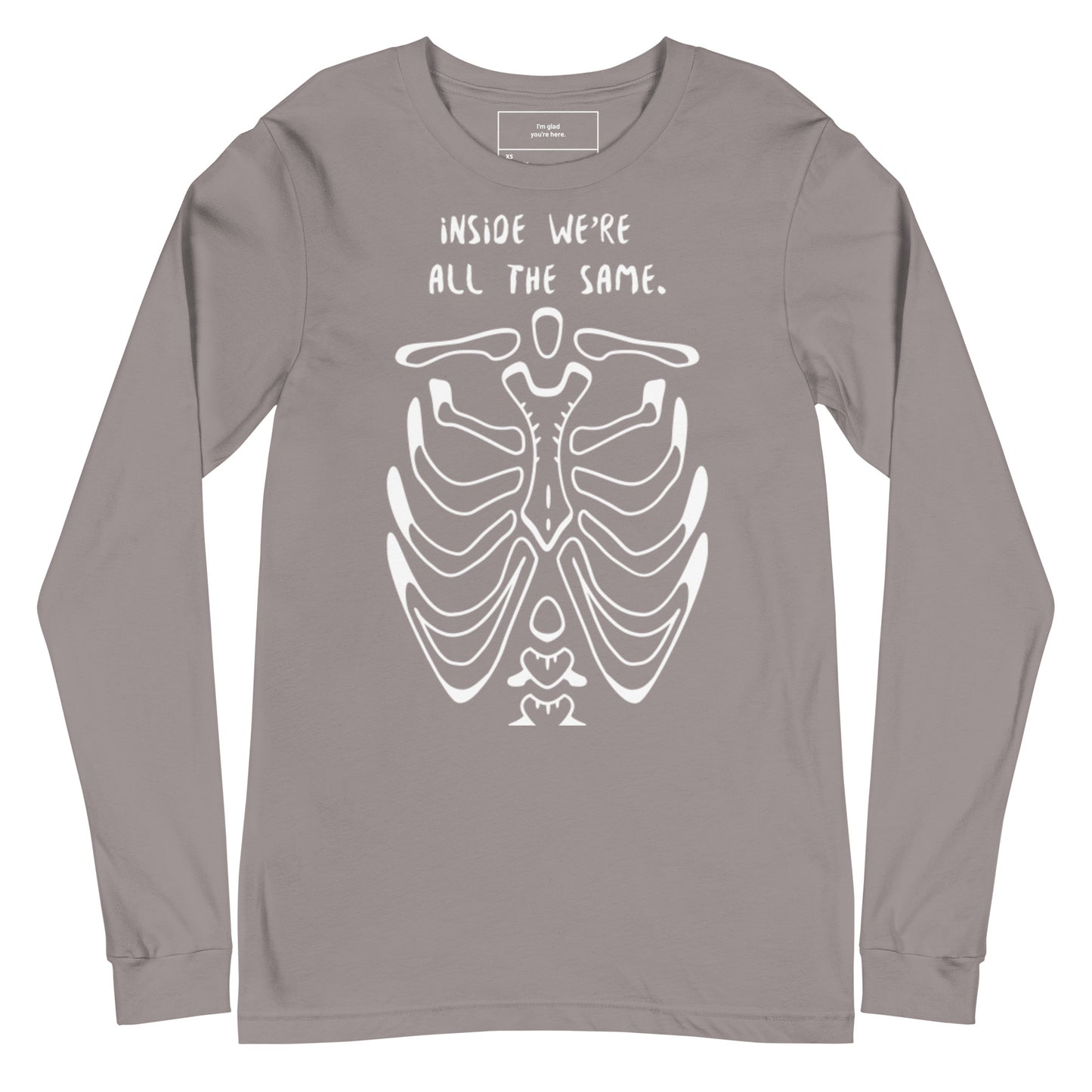 Unisex Inside We're All The Same Long Sleeve Tee