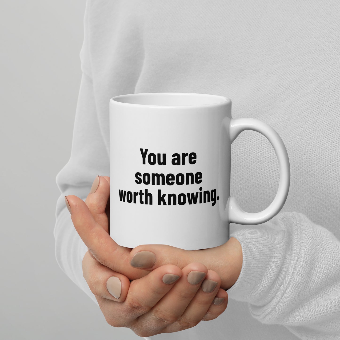 White Glossy Mug