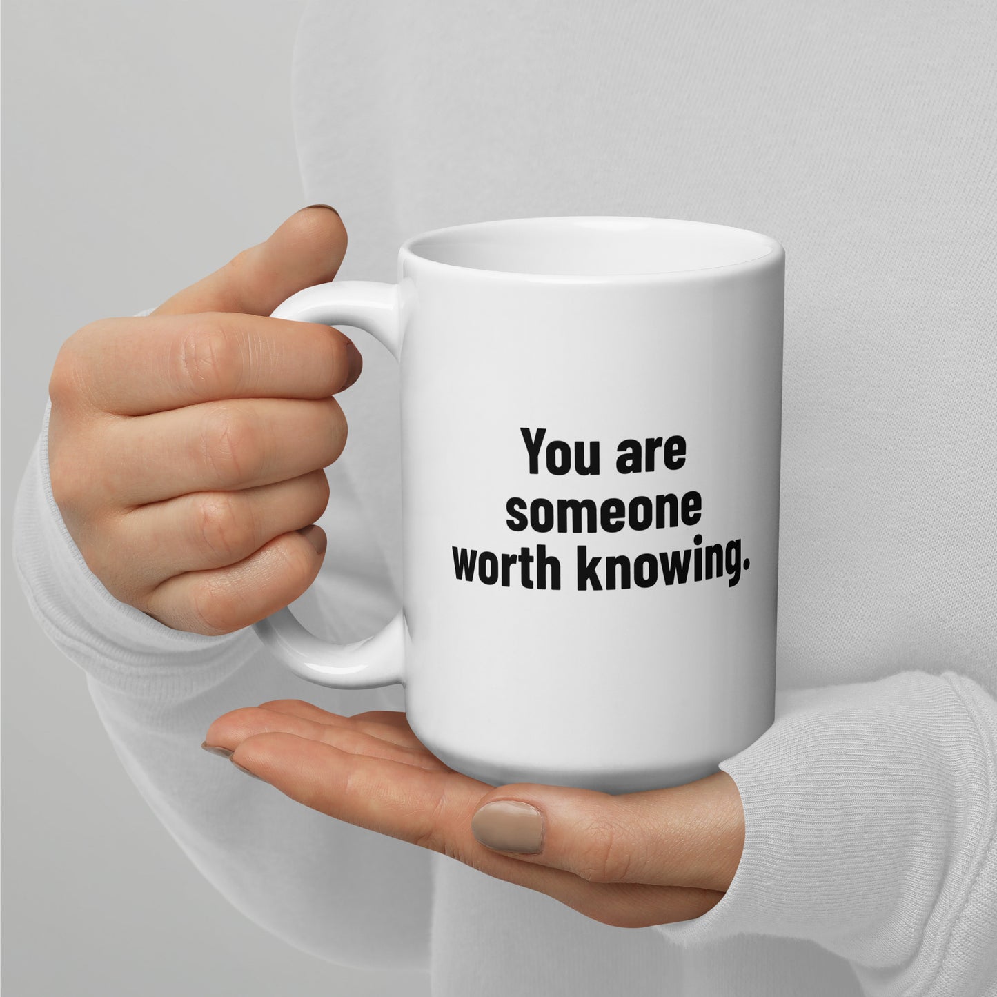 White Glossy Mug