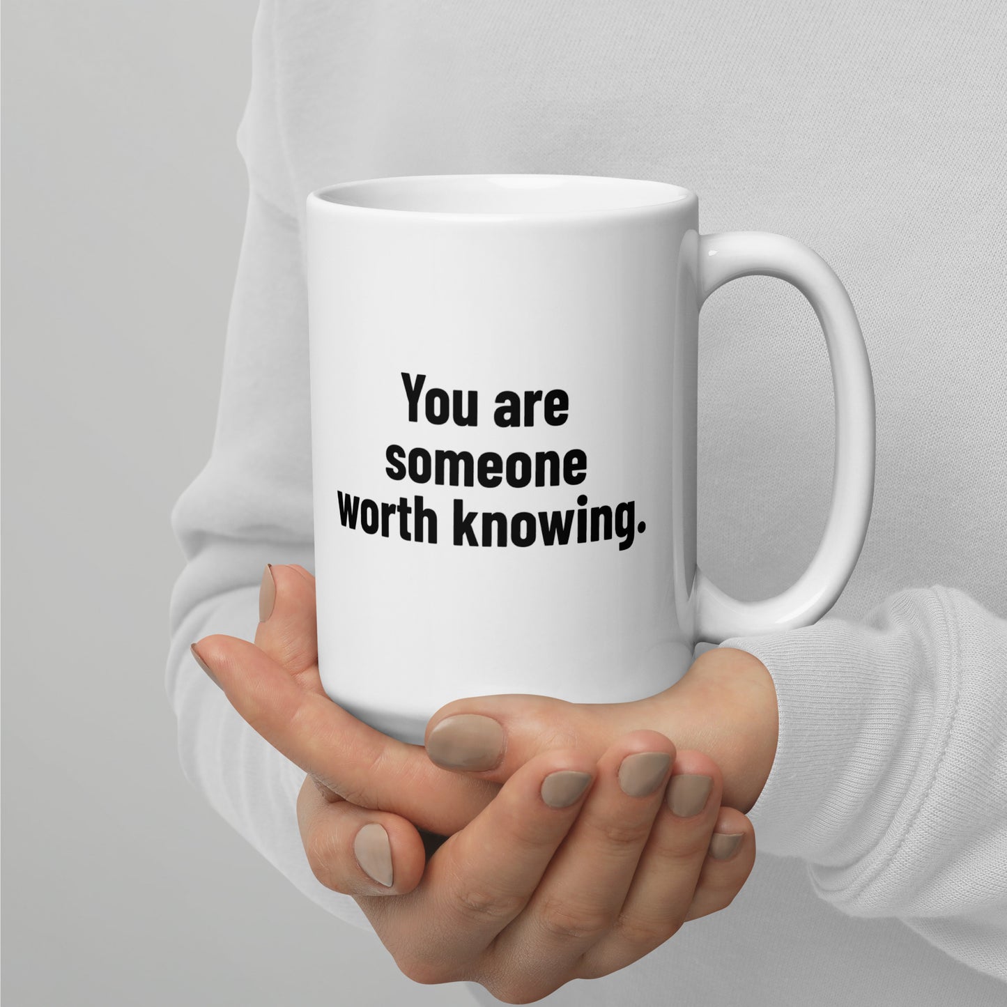 White Glossy Mug