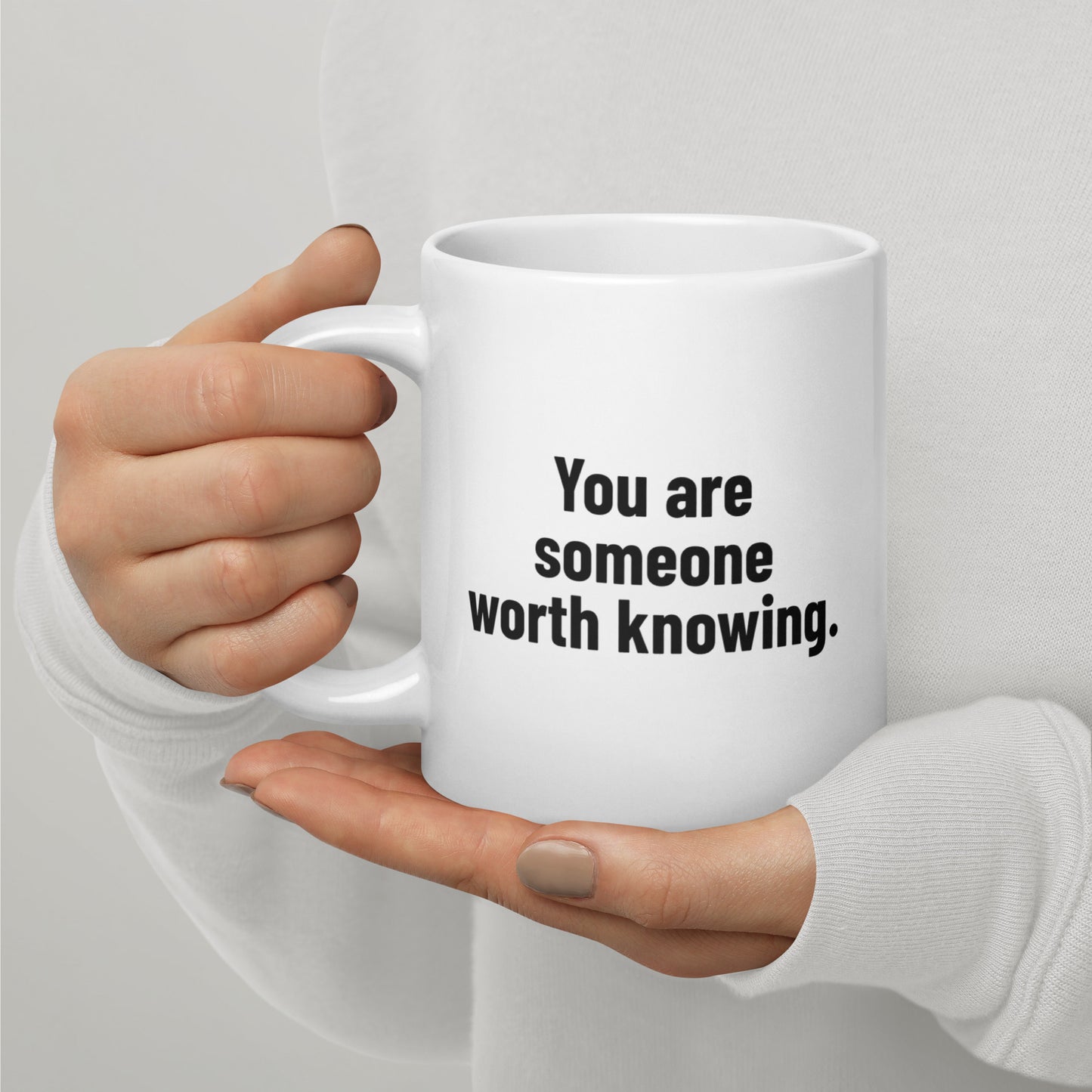 White Glossy Mug