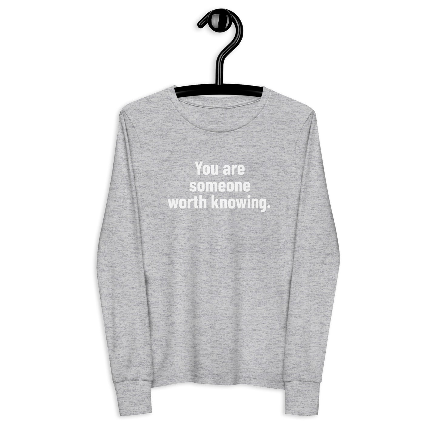 I'm Glad You're Here Youth Long Sleeve Tee