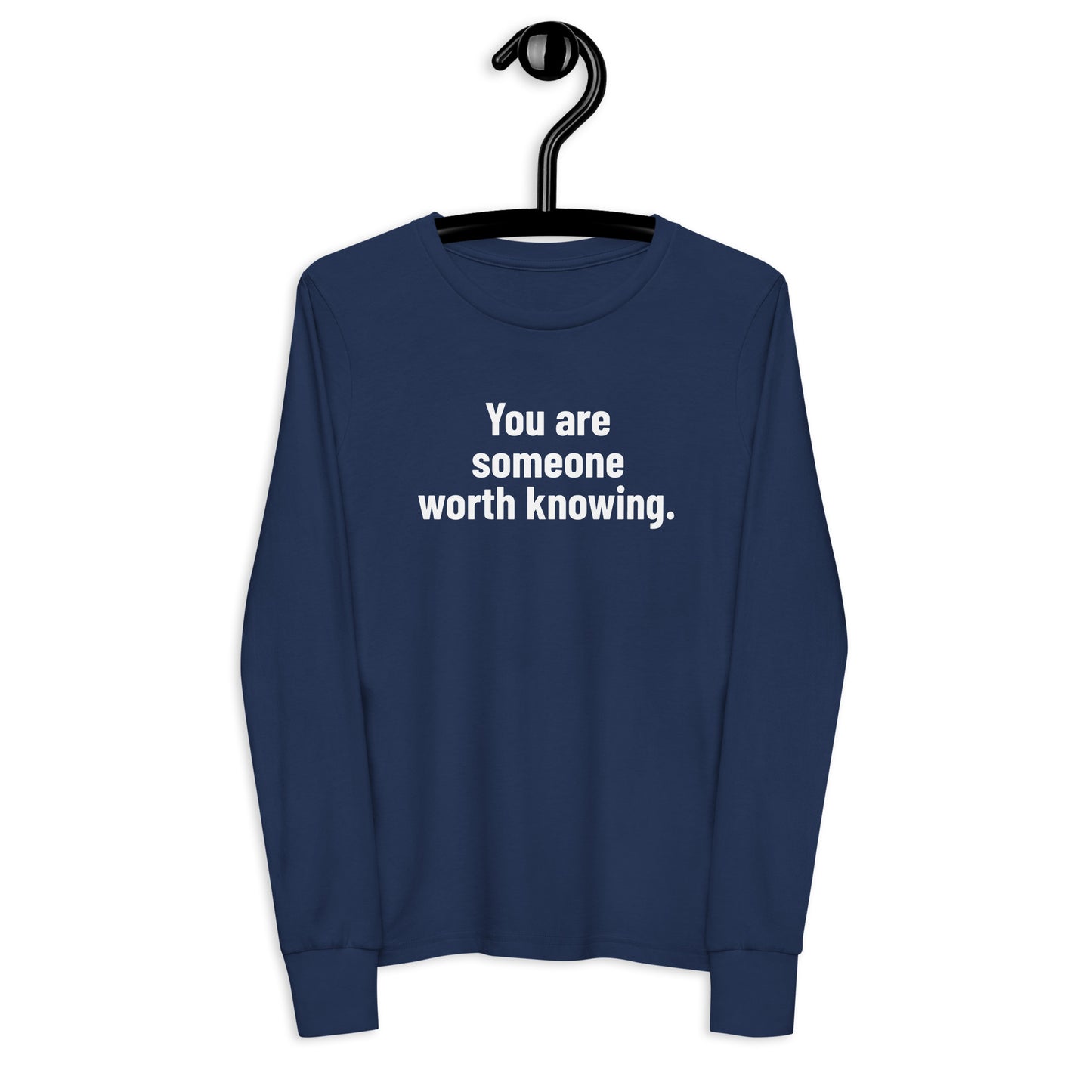 I'm Glad You're Here Youth Long Sleeve Tee