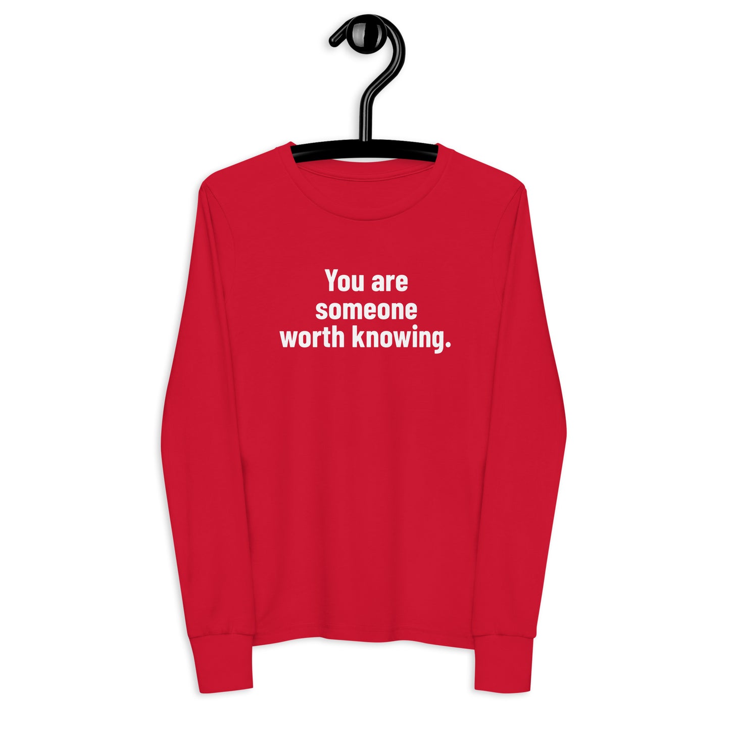 I'm Glad You're Here Youth Long Sleeve Tee
