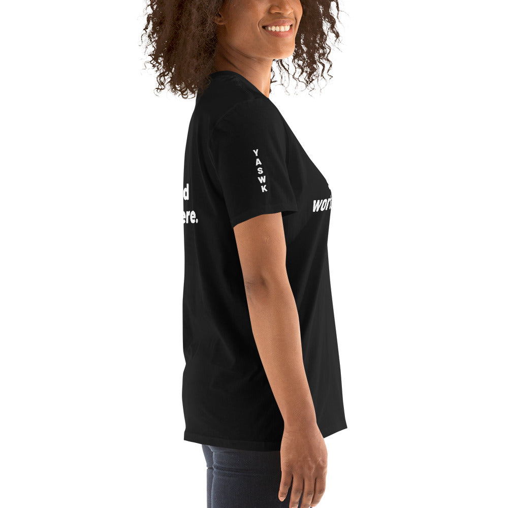 I'm Glad You're Here Short-Sleeve Unisex T-Shirt